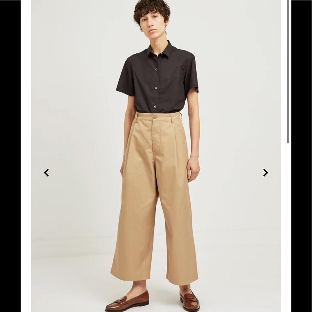 SOFIE D'HOORE Provence Wide Legged Pants Beige/Khaki